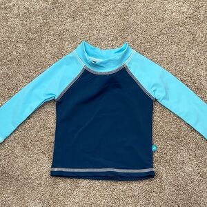 NWT Honest Company Kids Swim Rash Guard - Blue
